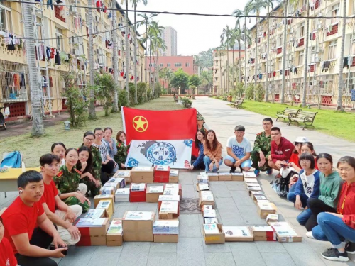福大学子助力校庆活动之以环保少年心，贺福大甲子庆