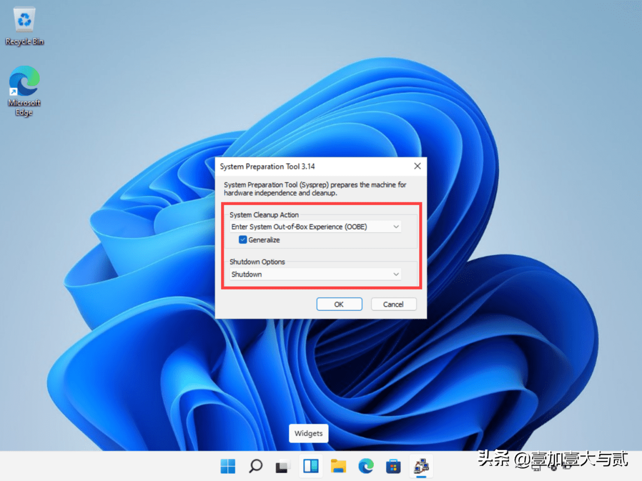在 Windows 11 中使用 SYSPREP审核模式