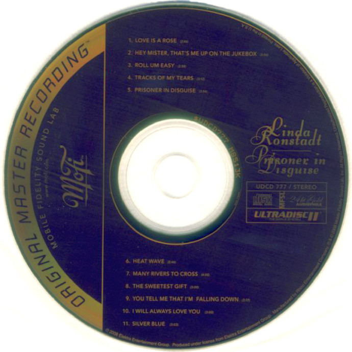 琳达·朗丝黛LindaRonstadt《PrisonerinDisguise伪装的囚犯》24K金碟[WAV+CUE]
