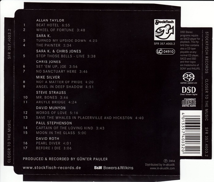 老虎鱼-贴近天籁.CloserToTheMusicVol-Vol.5(SACD)5CD[WAV]