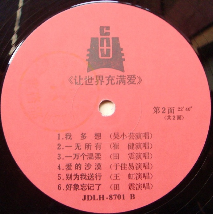 群星-让世界充满爱(LP版).1987【WAV】
