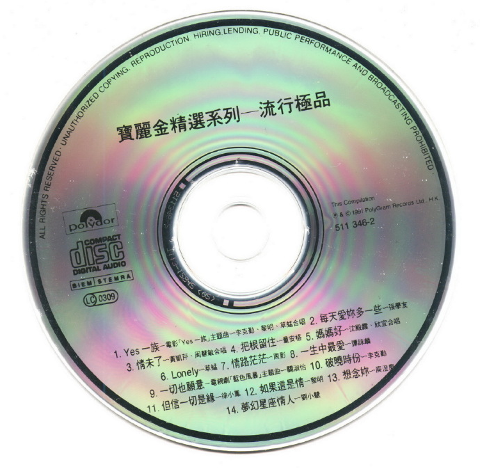 群星.1991-宝丽金流行极品6CD【宝丽金】【WAV+CUE】