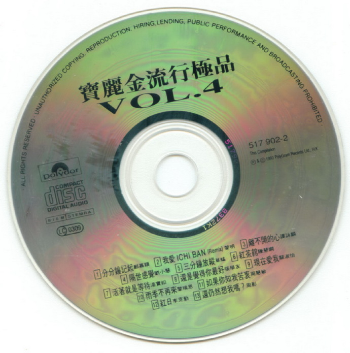 群星.1991-宝丽金流行极品6CD【宝丽金】【WAV+CUE】