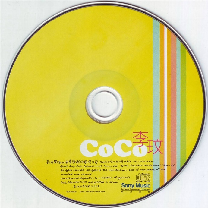 李玟.1996-CoCo国语同名专辑（第5张）[WAV整轨]