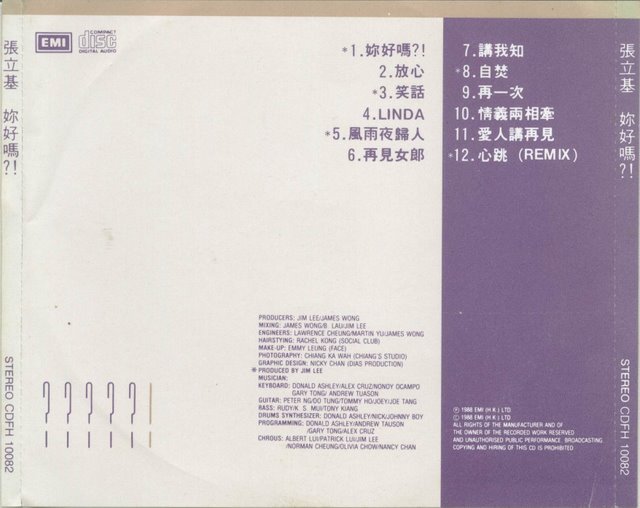 张立基《1988你好吗》[EMI原版][WAV+CUE]