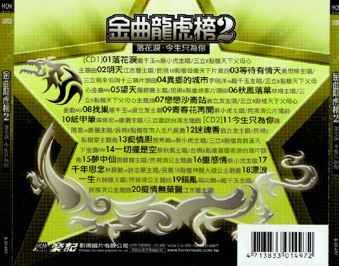 群星2012-《闽南语金曲龙凤榜8CD》[WAV+CUE]