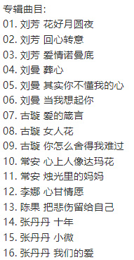 群星《新发烧人声低音炮女人篇》DTS-WAV