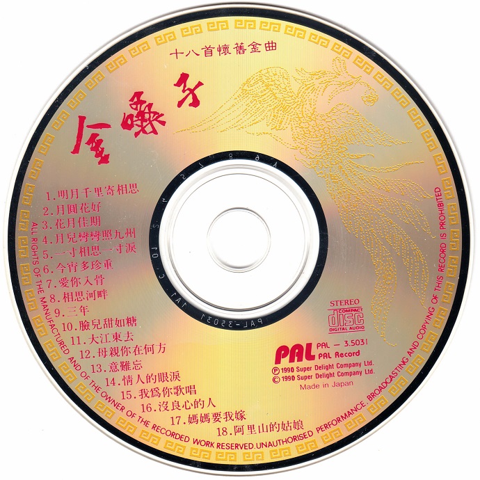 群星《金嗓子》十八首怀旧金曲（天龙1A1）[WAV+CUE]
