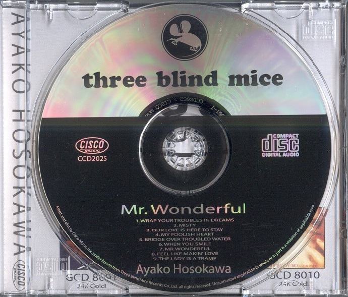 [发烧天碟]细川绫子《Mr.Wonderful》1987[WAV+CUE]